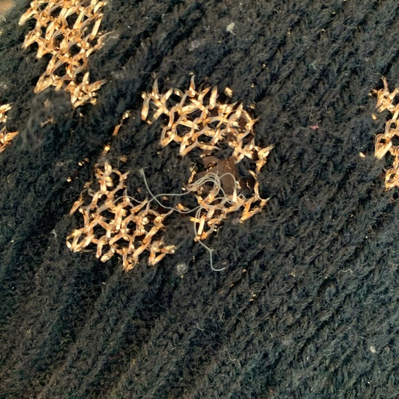 Vintage 80’s Sweater with Metallic Detailing - Picture 7 of 7